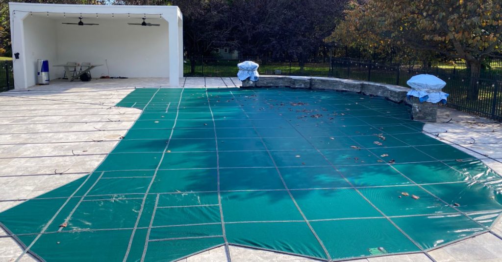 Pool cover installation