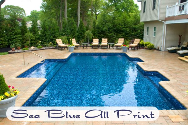 New Sea Blue Pool Cover