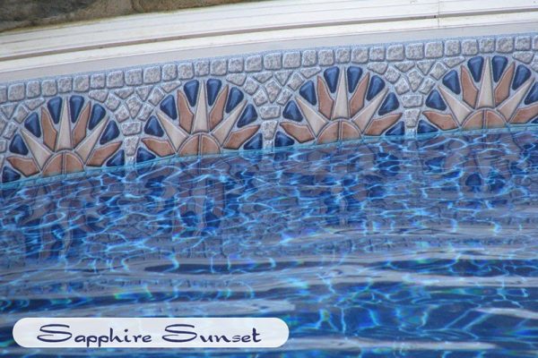 Sapphire Sunset Pool Liner Installation