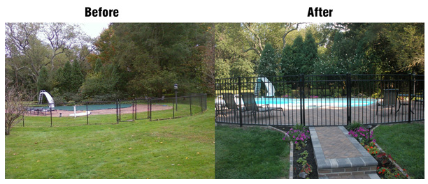 Before / After Pool Renovation
