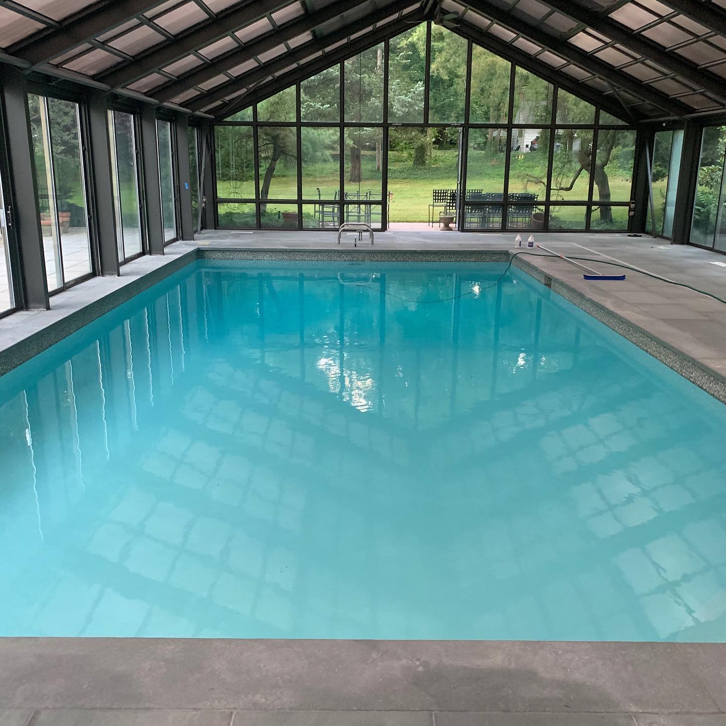 Indoor Pool Renovation After Photo