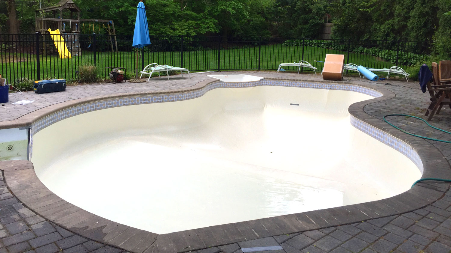 Swimming Pool Liner Installation Pic