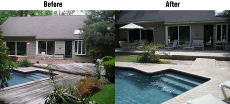 NY Before and After Pool Renovations