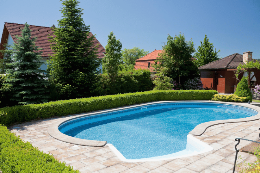 in ground pool stair repair